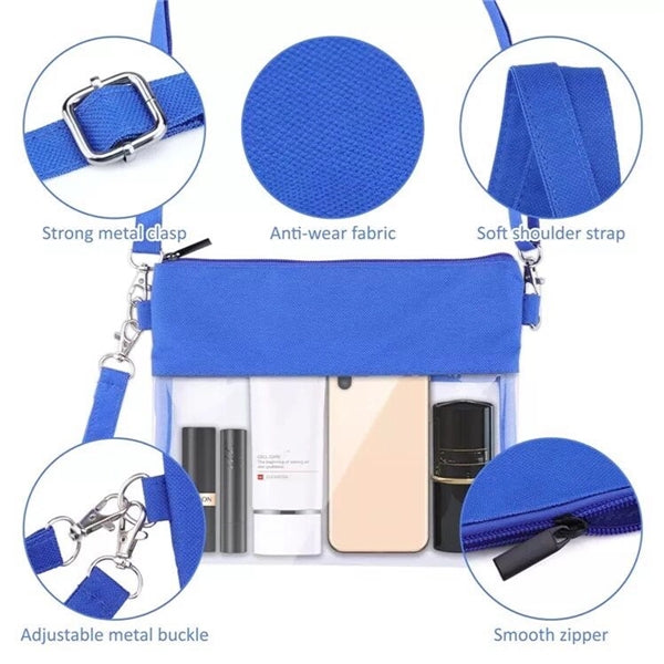Transparent PVC Crossbody Purse