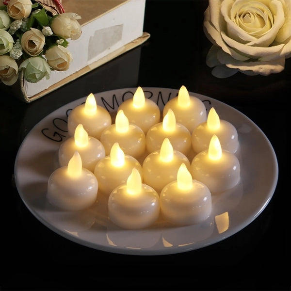 Battery-Operated Pool Decoration Candles