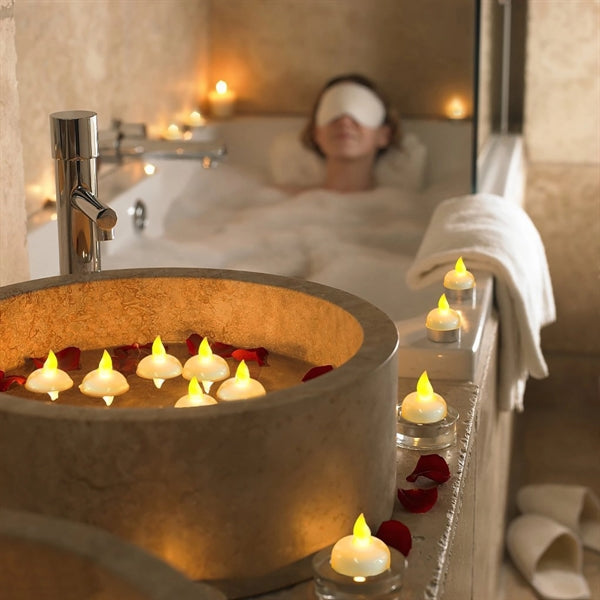 Battery-Operated Pool Decoration Candles