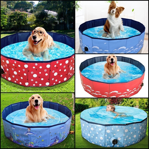 Collapsible Pet dog Pool Bathing Tub