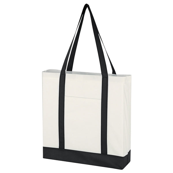 Non-Woven Tote Bag With Trim Colors