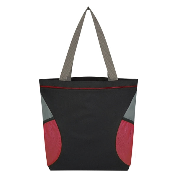 Mesh Accent Tote Bag