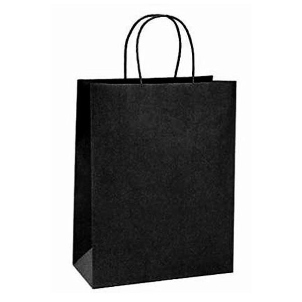 Vertical Brown Kraft Paper Shopping Bag
