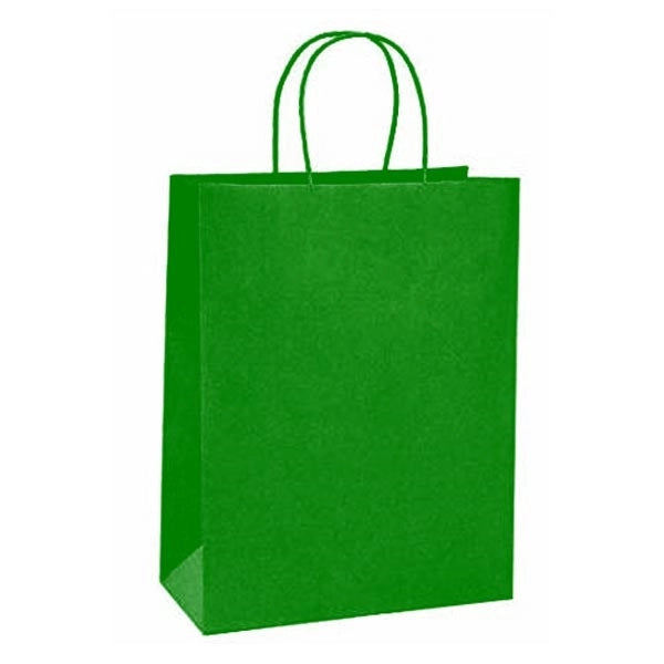 Vertical Brown Kraft Paper Shopping Bag