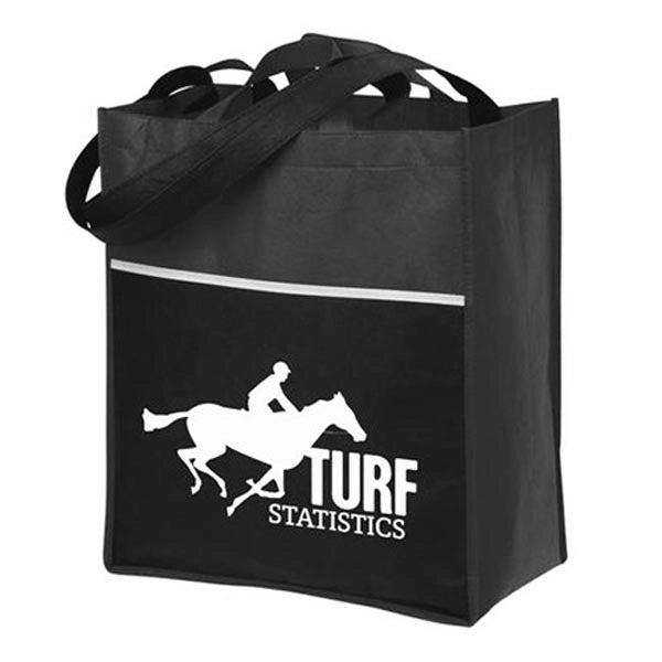Grocery Tote Bag with Front Pocket