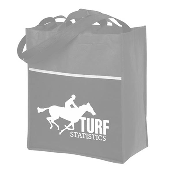 Grocery Tote Bag with Front Pocket