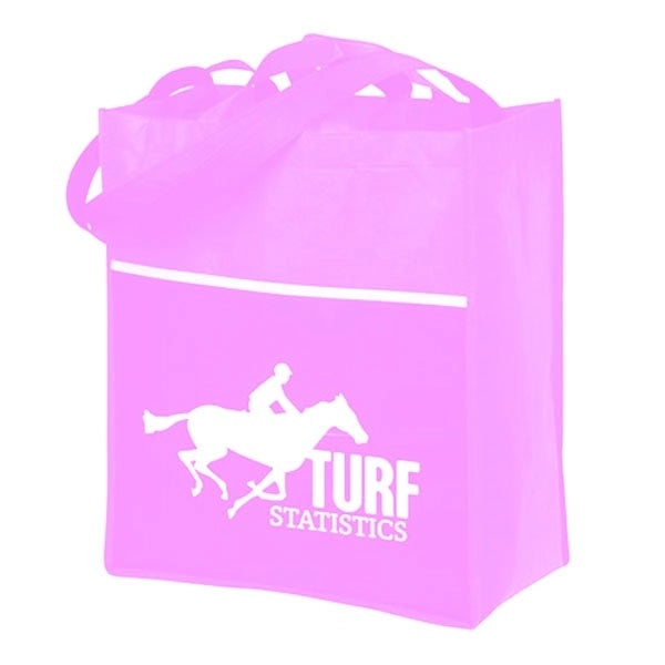 Grocery Tote Bag with Front Pocket