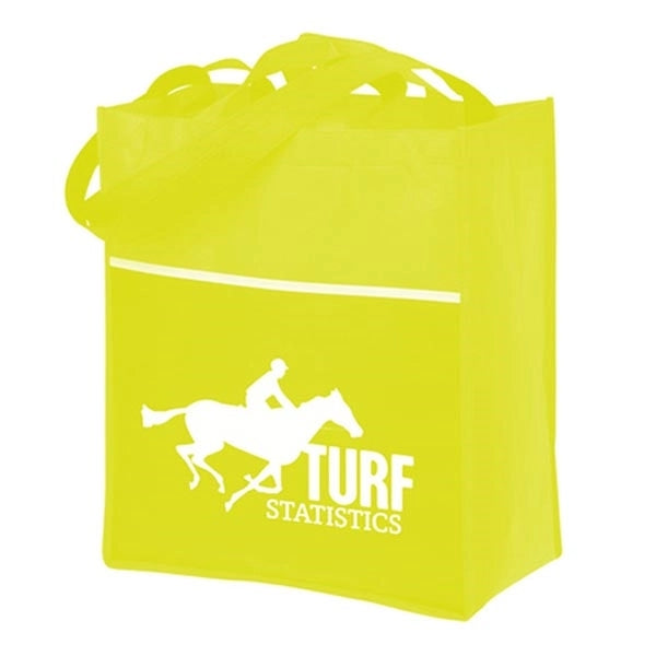 Grocery Tote Bag with Front Pocket