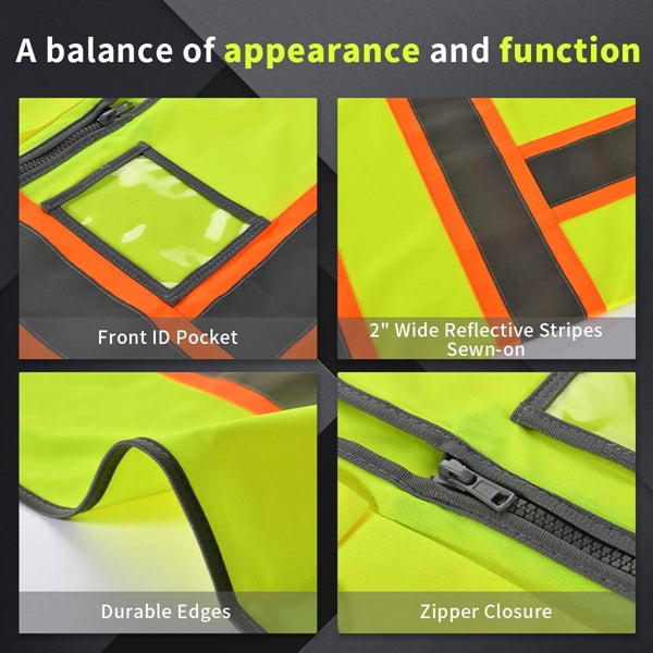 Hi Vis Safety Vest Top High Visibility
