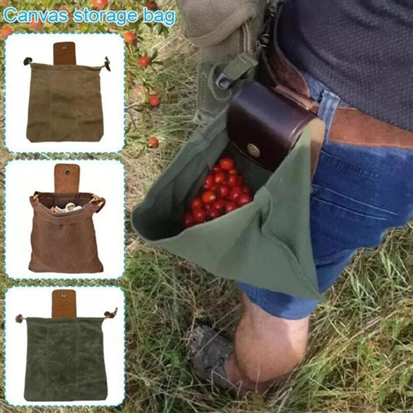 Canvas Fruit Picking Bag