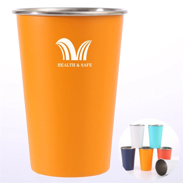 16oz Stainless Steel Pint Cups