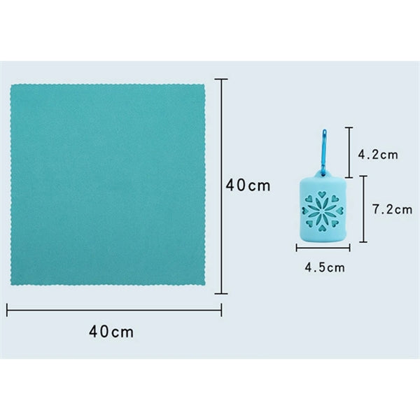 Microfiber Travel Towel, Cooling Quick Drying Yoga Towel