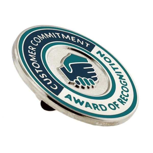 Customer Commitment Recognition Lapel Pin