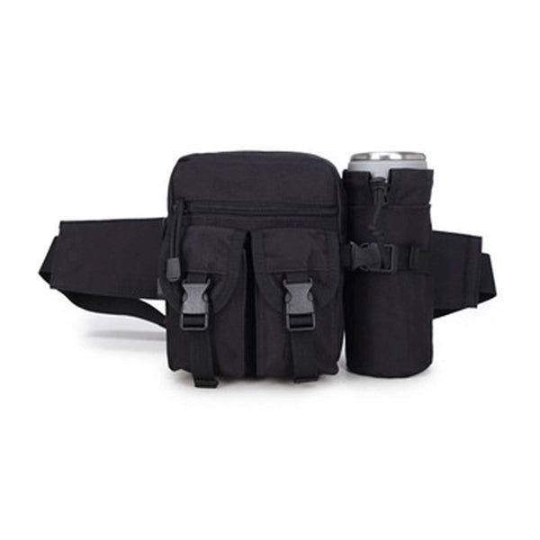 Tactical Fanny Pack Waist Bag With Water Bottle Pocket Holde