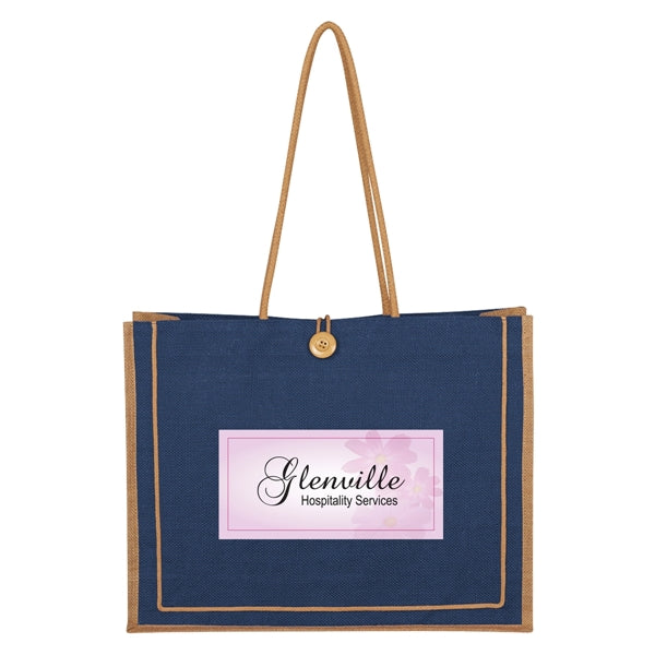 Paradise Jute Tote Bag