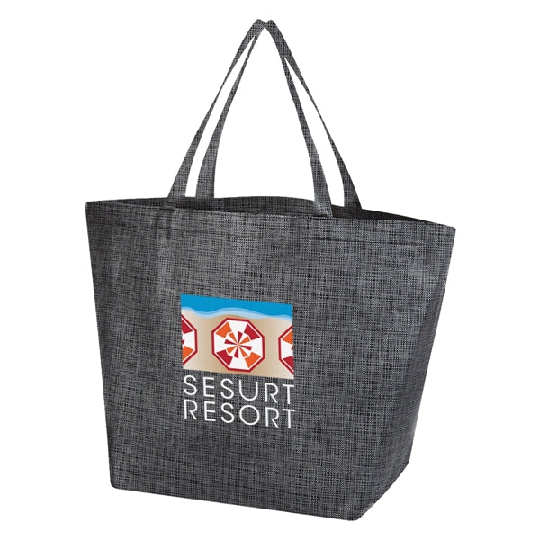 Crosshatch Non-Woven Tote Bag