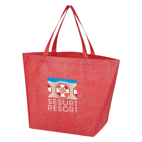 Crosshatch Non-Woven Tote Bag