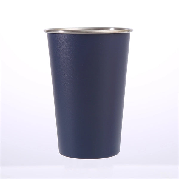 16oz Beer Tumbler Stackable Stainless Steel Drinking Glasses