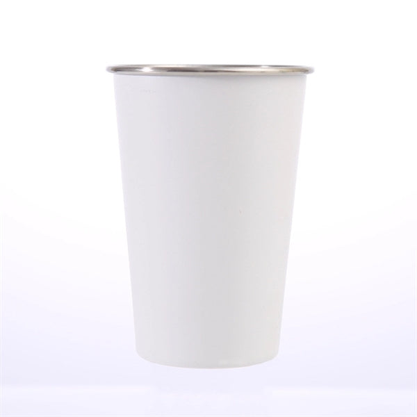 16oz Beer Tumbler Stackable Stainless Steel Drinking Glasses
