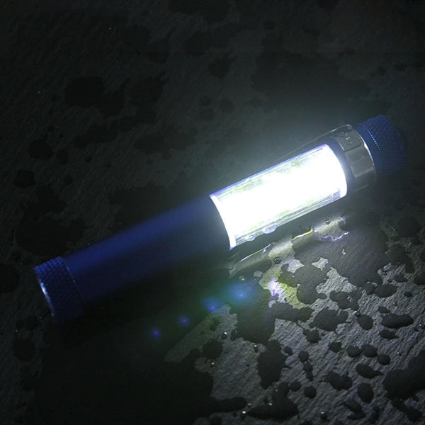 Outdoor COB magnet pen shape maintenance flashlight