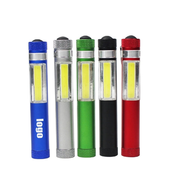 Outdoor COB magnet pen shape maintenance flashlight