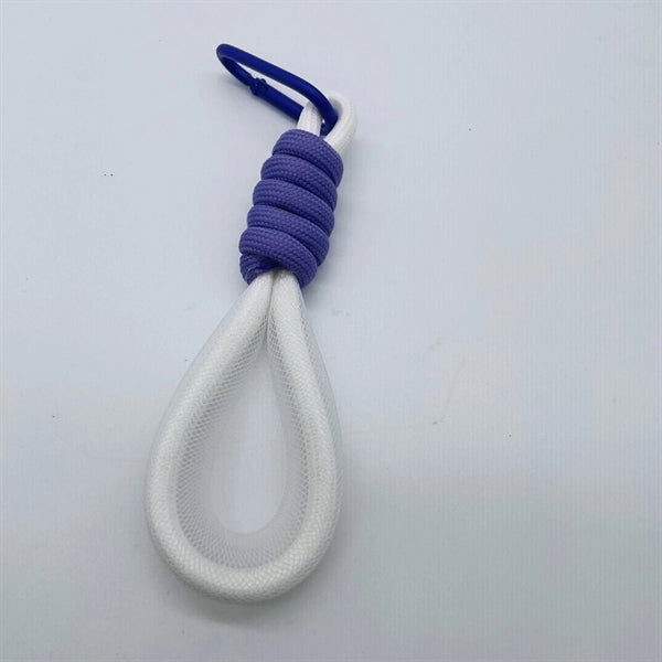 Stylish Fluorescent Rope Pendant with Carabiner