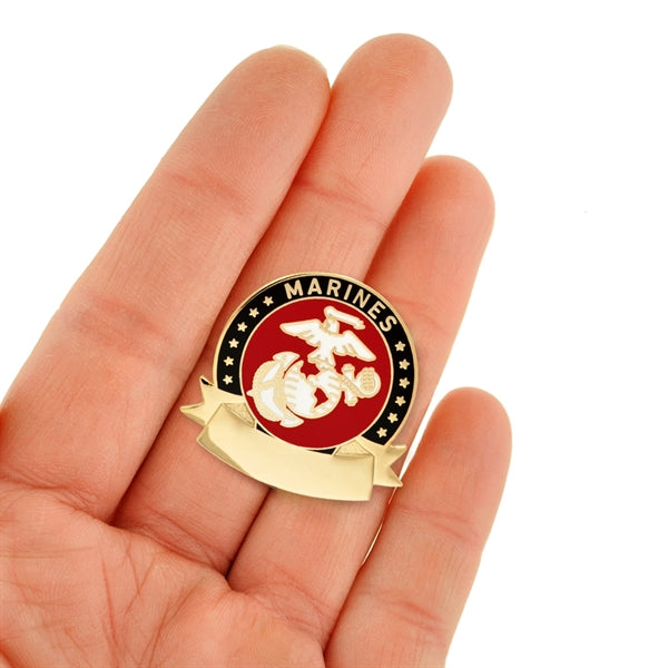 Officially Licensed U.S.M.C. Pin - Engravable
