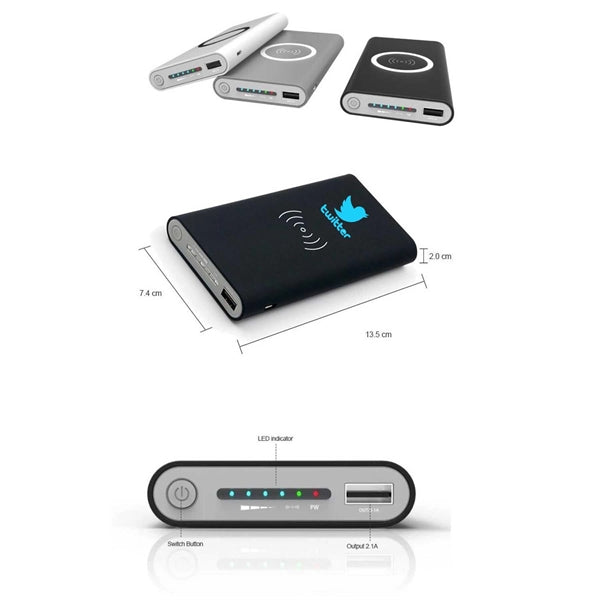 Inventory wireless charger power bank 10000 mAh