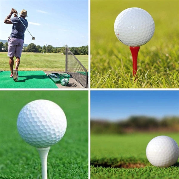 Multiple Colors Natural Wood Golf Tees