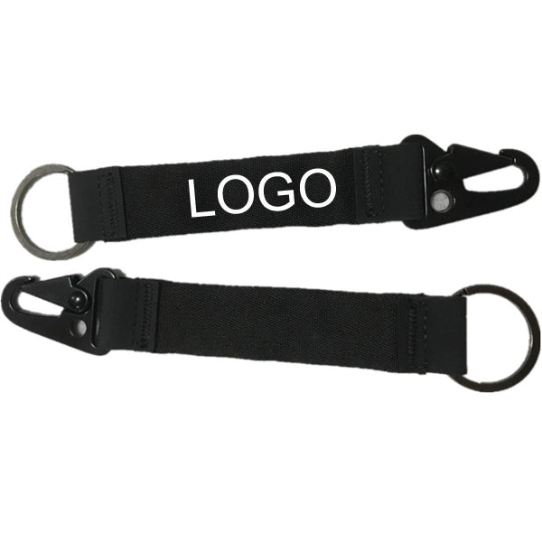 Tactical Gear Nylon Strap Belt Keychain