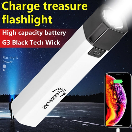 Outdoor Mini Flashlight With Power Bank