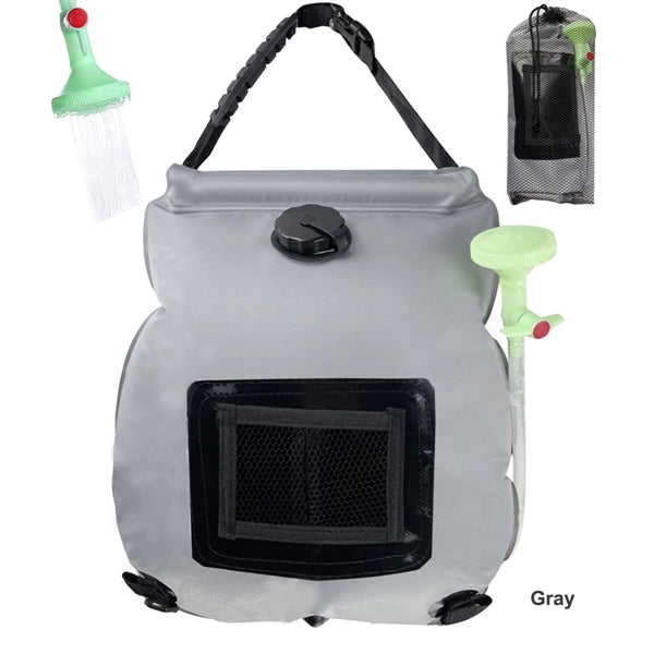 5 Gallons Solar Heating Camping Shower Bag