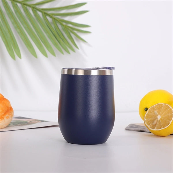 12oz Stainless Steel Egg Shape Cup