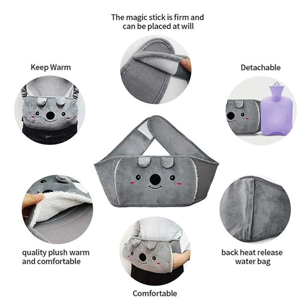 Rechargeable hot water bottle belt