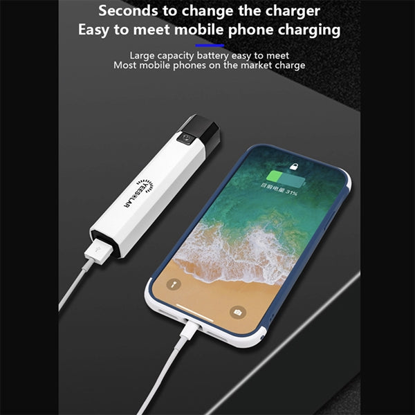 Portable Flashlight With Power Bank