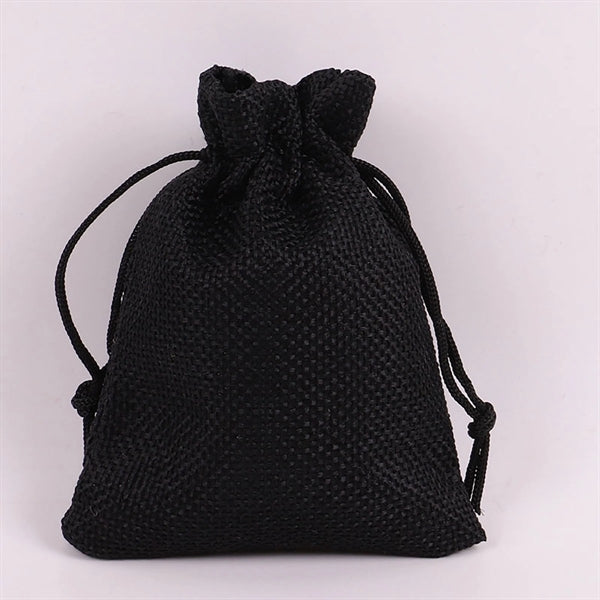 Natural Burlap Drawstring Multi purpose Bags for Gifts.