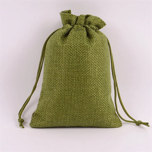 Natural Burlap Drawstring Multi purpose Bags for Gifts.