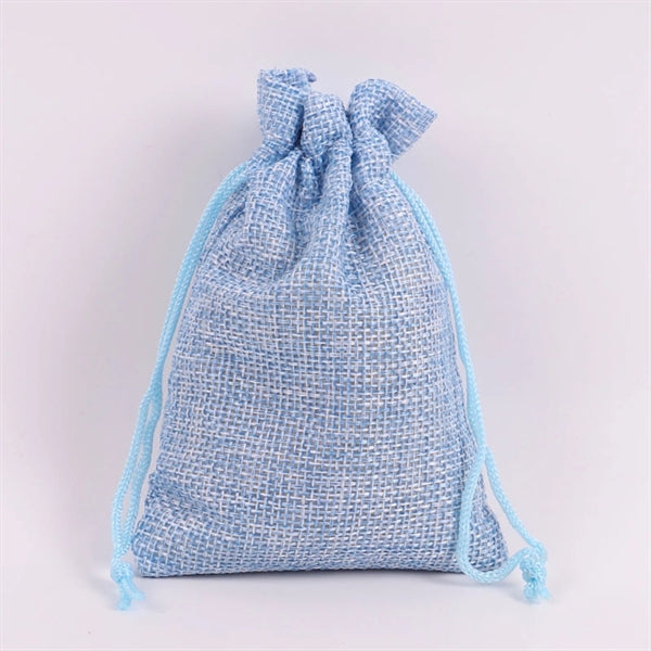 Natural Burlap Drawstring Multi purpose Bags for Gifts.