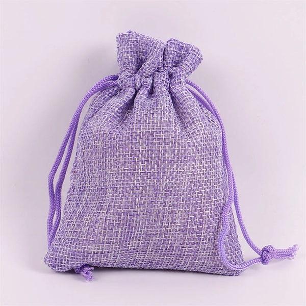 Natural Burlap Drawstring Multi purpose Bags for Gifts.