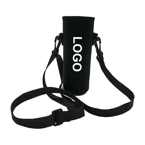 Neoprene Water Bottle Carrier Bag with Shoulder Strap
