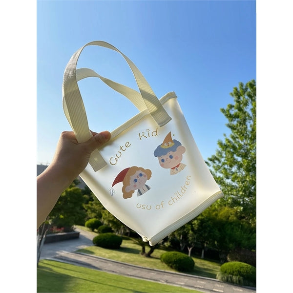 Transparent matte TPU handbag cartoon