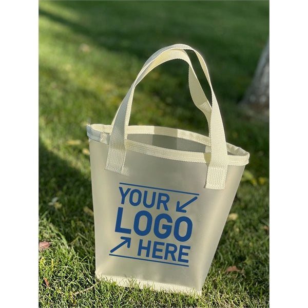 Transparent matte TPU handbag cartoon