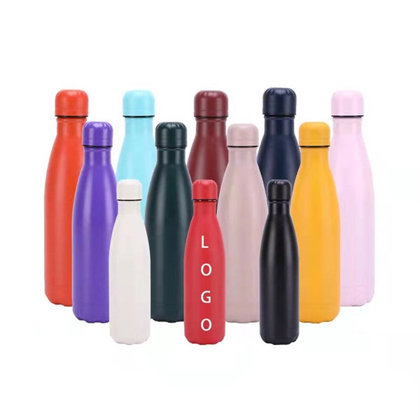 17 oz Insulated Matte Soft Touch Steel Bottle