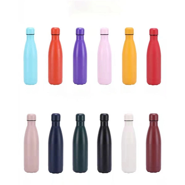 17 oz Insulated Matte Soft Touch Steel Bottle