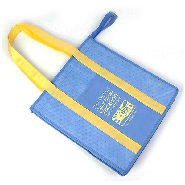 Super Large Insulated Cooler Zipper Tote Bag