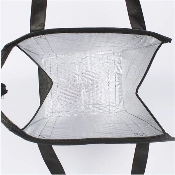 Super Large Insulated Cooler Zipper Tote Bag