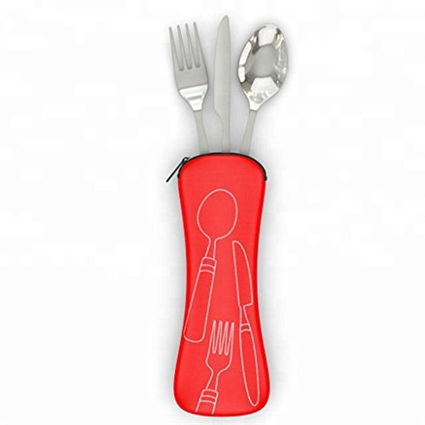 3 in 1 Travel Cutlery Set