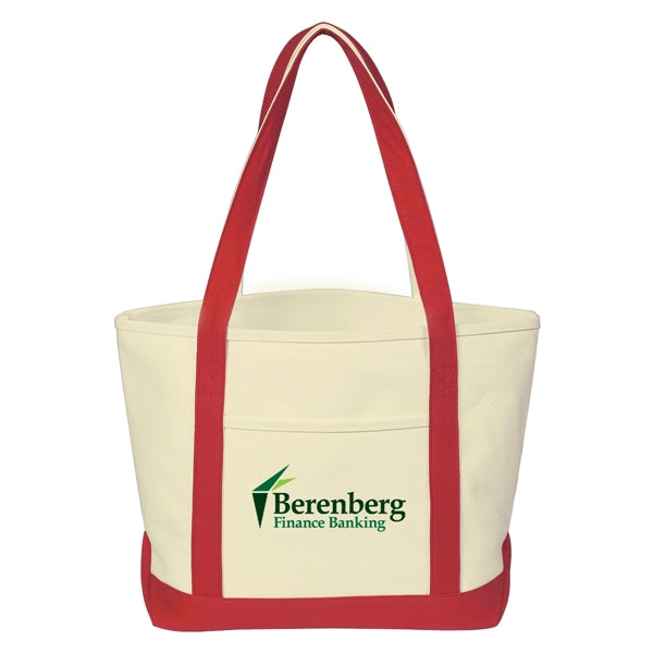 Medium Starboard Cotton Canvas Tote Bag