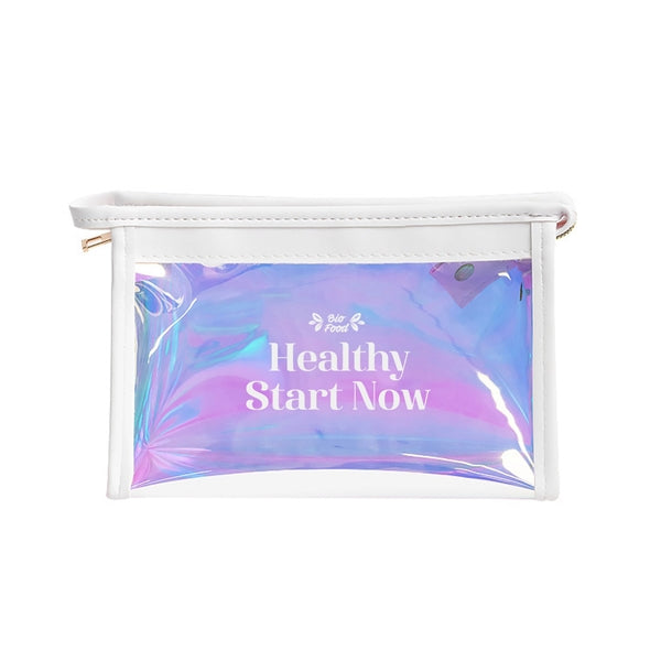 Clear Rainbow Tpu Makeup Bag Stationery Pouch