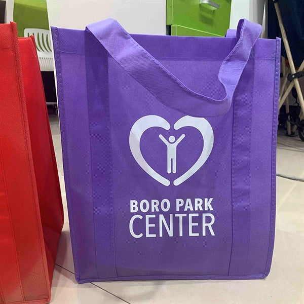 Heavy Duty Shopping Totes w/ Thick Plastic Support Bottom